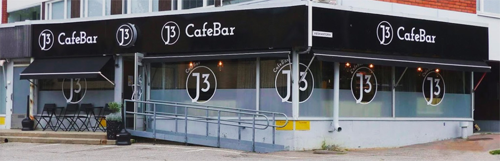 J3 CafeBar Ylivieskan keskustassa kutsuu rentoutumaan.